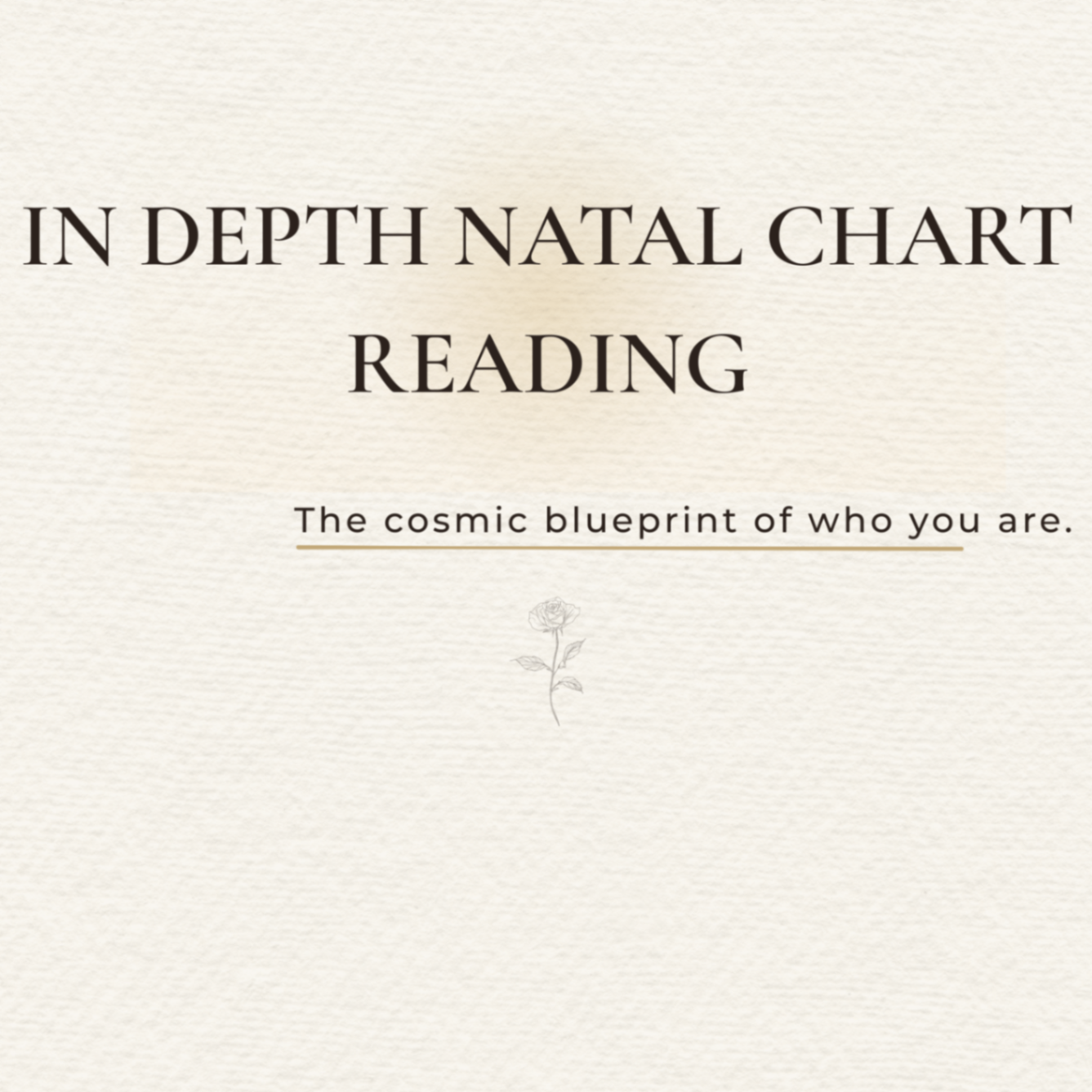 Graphic for In-Depth Natal Chart Reading