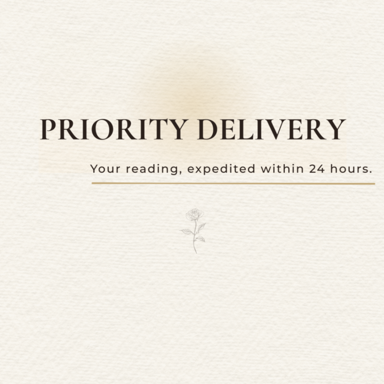 Graphic for Priority Delivery add-on