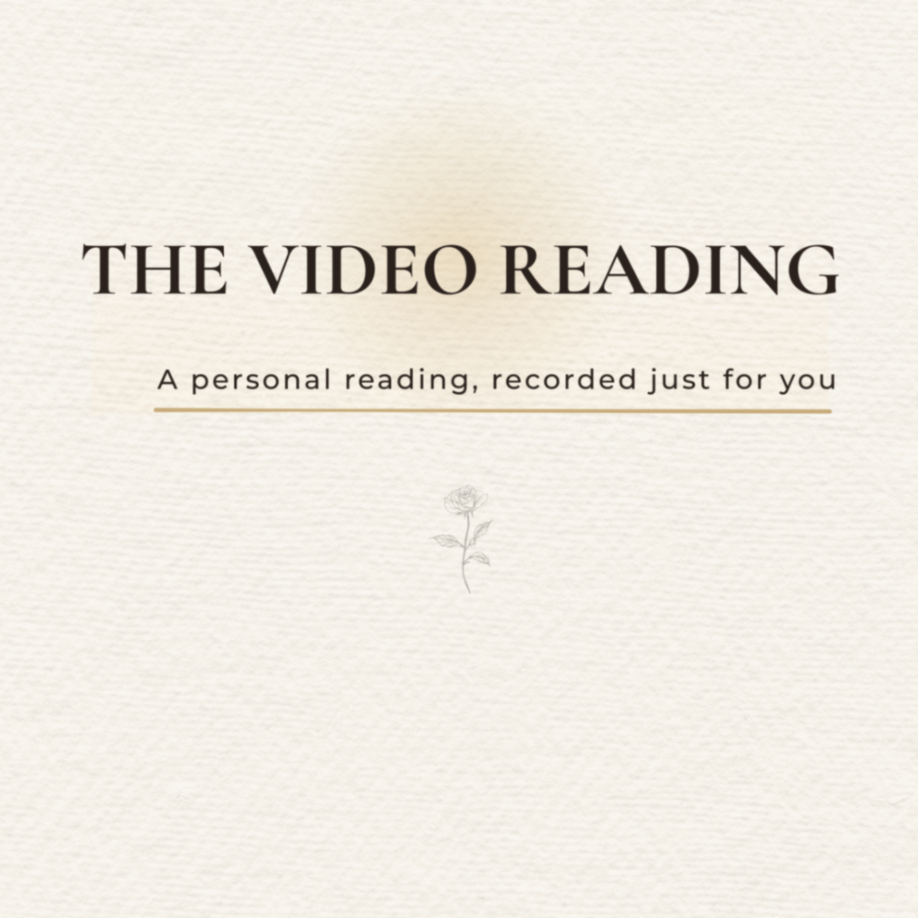 Graphic for The Video Reading